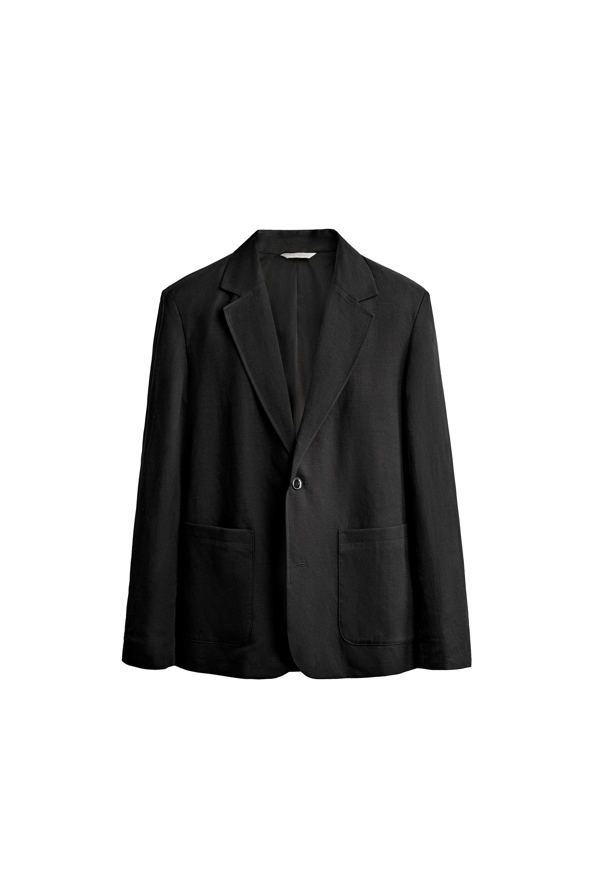 TEXTURED SUIT BLAZER